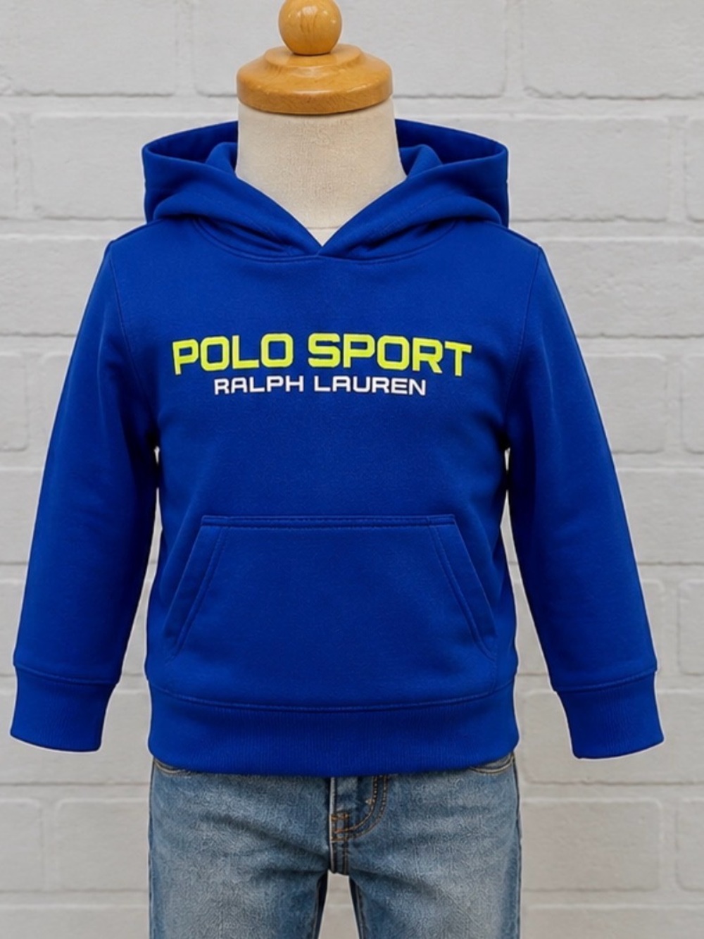Polo Sport Ralph Lauren Boys Performance Hoodie 2T Blue Pullover NWOT